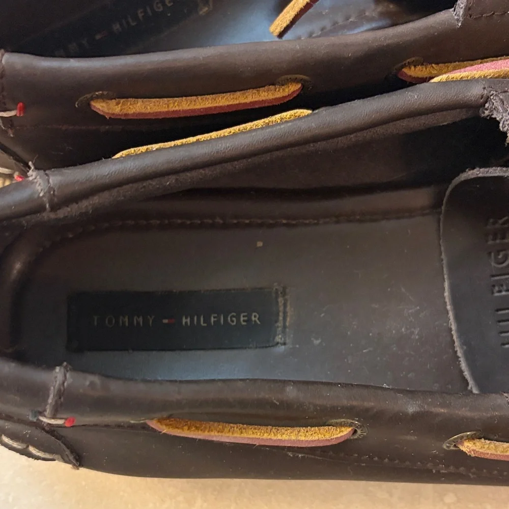 Tommy Hilfiger Dark Brown Boat Shoes